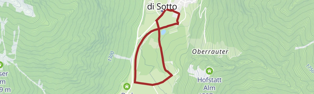 Route map: Family Circular Trail in Antholz Niedertal